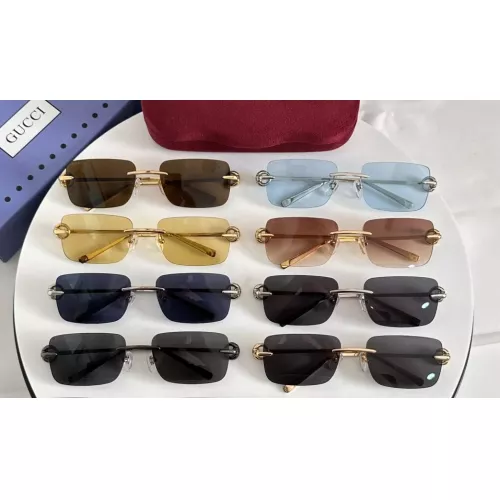 Replica Gucci AAA Quality Sunglasses #1334510 $48.00 USD for Wholesale