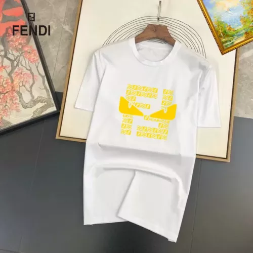 Cheap Fendi T-Shirts Short Sleeved For Unisex #1334544, $$25.00 USD On Fendi T-Shirts