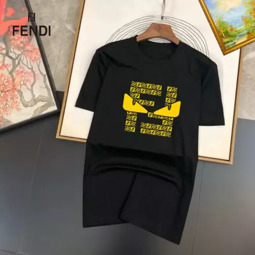 Cheap Fendi T-Shirts Short Sleeved For Unisex #1334545, $$25.00 USD On Fendi T-Shirts