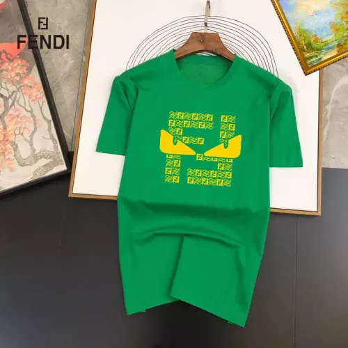 Cheap Fendi T-Shirts Short Sleeved For Unisex #1334547, $$25.00 USD On Fendi T-Shirts