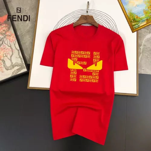 Cheap Fendi T-Shirts Short Sleeved For Unisex #1334548, $$25.00 USD On Fendi T-Shirts