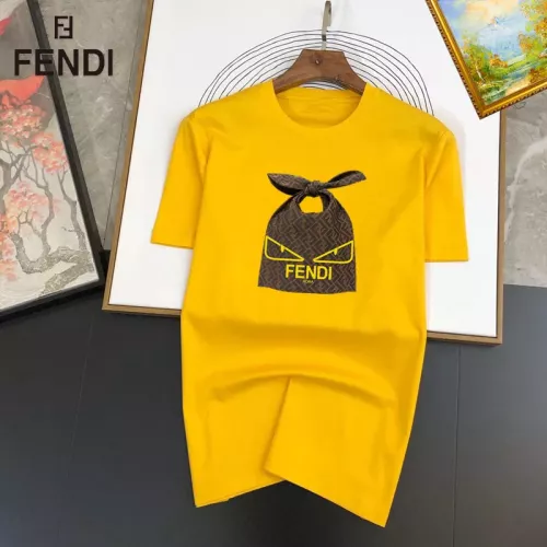 Cheap Fendi T-Shirts Short Sleeved For Unisex #1334550, $$25.00 USD On Fendi T-Shirts