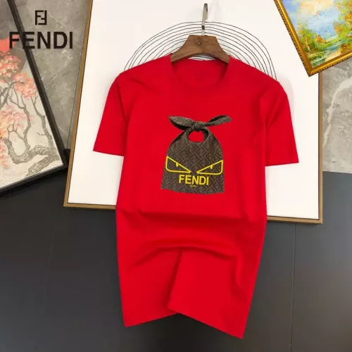 Cheap Fendi T-Shirts Short Sleeved For Unisex #1334551, $$25.00 USD On Fendi T-Shirts