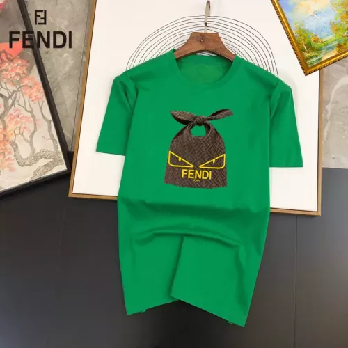 Cheap Fendi T-Shirts Short Sleeved For Unisex #1334552, $$25.00 USD On Fendi T-Shirts