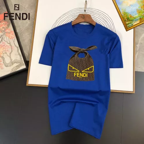 Cheap Fendi T-Shirts Short Sleeved For Unisex #1334553, $$25.00 USD On Fendi T-Shirts