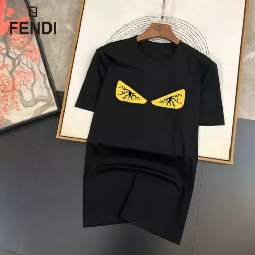 Cheap Fendi T-Shirts Short Sleeved For Unisex #1334568, $$25.00 USD On Fendi T-Shirts