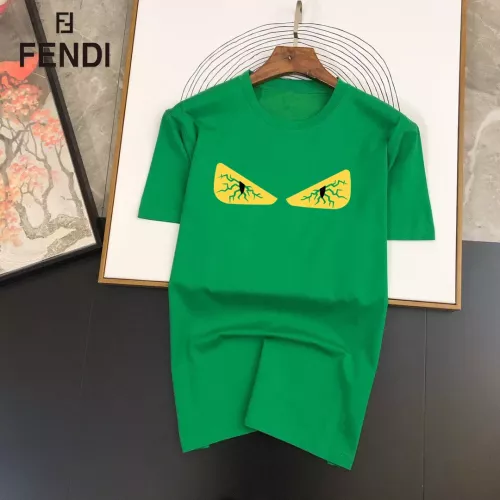 Cheap Fendi T-Shirts Short Sleeved For Unisex #1334570, $$25.00 USD On Fendi T-Shirts