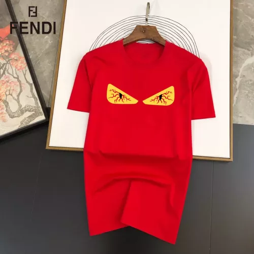 Cheap Fendi T-Shirts Short Sleeved For Unisex #1334571, $$25.00 USD On Fendi T-Shirts