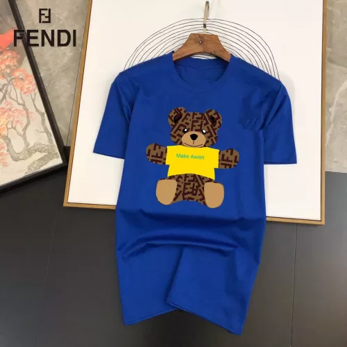 Cheap Fendi T-Shirts Short Sleeved For Unisex #1334581, $$25.00 USD On Fendi T-Shirts