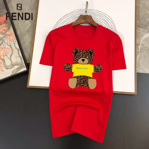 Cheap Fendi T-Shirts Short Sleeved For Unisex #1334583, $$25.00 USD On Fendi T-Shirts