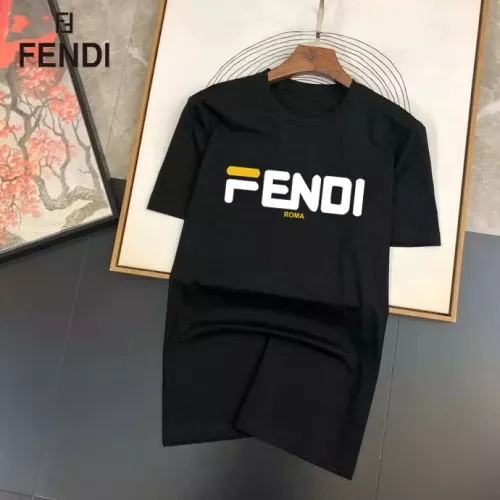 Cheap Fendi T-Shirts Short Sleeved For Unisex #1334588, $$25.00 USD On Fendi T-Shirts
