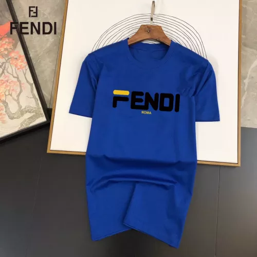 Cheap Fendi T-Shirts Short Sleeved For Unisex #1334589, $$25.00 USD On Fendi T-Shirts