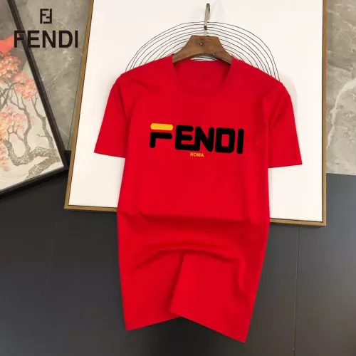Cheap Fendi T-Shirts Short Sleeved For Unisex #1334590, $$25.00 USD On Fendi T-Shirts