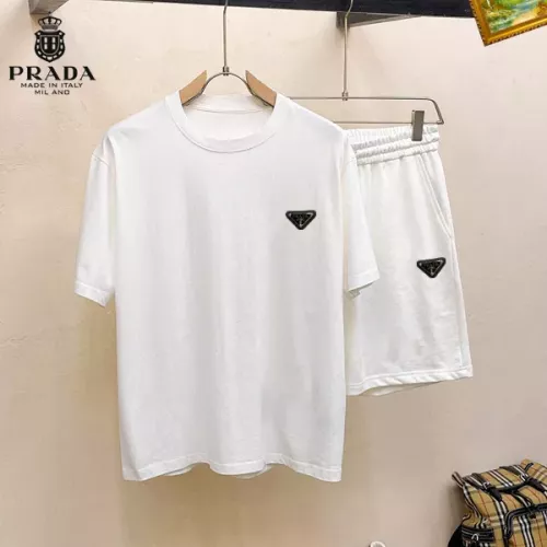 Cheap Prada Tracksuits Short Sleeved For Men #1334687, $$48.00 USD On Prada Tracksuits