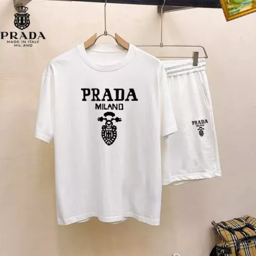 Cheap Prada Tracksuits Short Sleeved For Men #1334690, $$48.00 USD On Prada Tracksuits