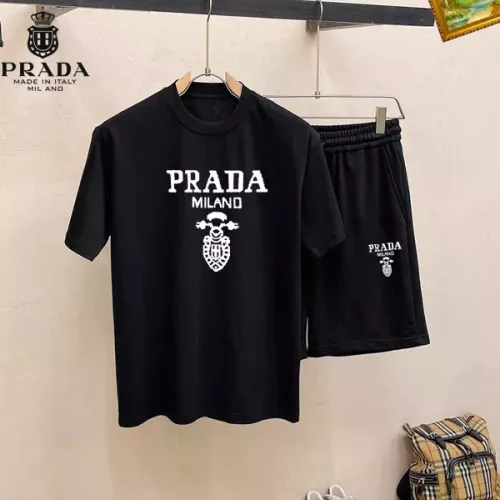 Cheap Prada Tracksuits Short Sleeved For Men #1334691, $$48.00 USD On Prada Tracksuits