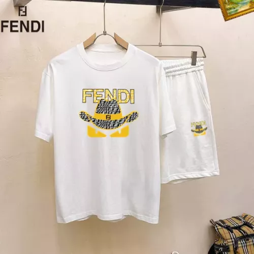 Cheap Fendi Tracksuits Short Sleeved For Men #1334698, $$48.00 USD On Fendi Tracksuits