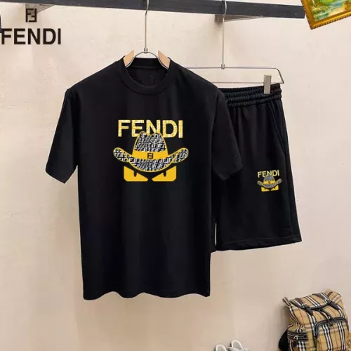 Cheap Fendi Tracksuits Short Sleeved For Men #1334699, $$48.00 USD On Fendi Tracksuits