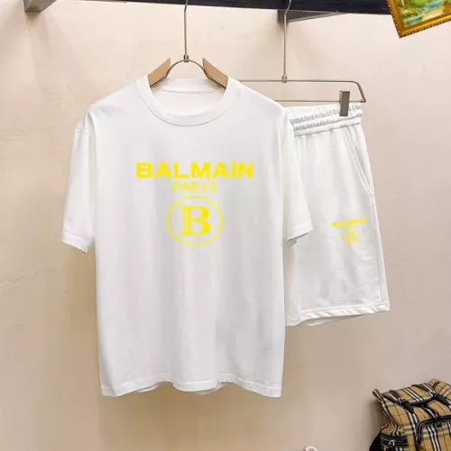 Cheap Balmain Tracksuits Short Sleeved For Men #1334708, $$48.00 USD On Balmain Tracksuits