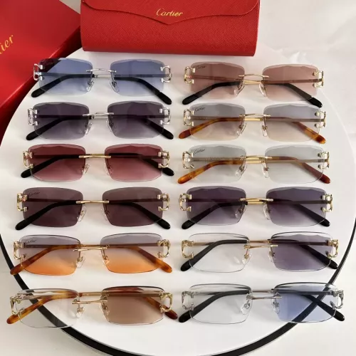 Replica Cartier AAA Quality Sunglassess #1334723 $56.00 USD for Wholesale