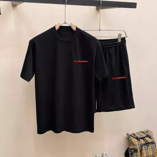 Cheap Prada Tracksuits Short Sleeved For Men #1334727, $$48.00 USD On Prada Tracksuits