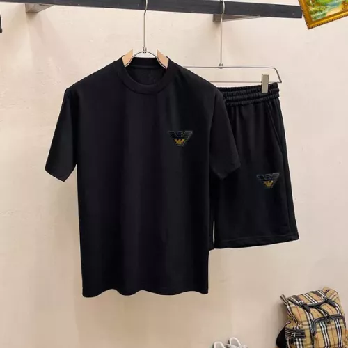 Cheap Armani Tracksuits Short Sleeved For Men #1334747, $$48.00 USD On Armani Tracksuits