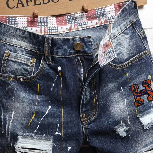Replica Hermes Jeans For Men #1334790 $40.00 USD for Wholesale