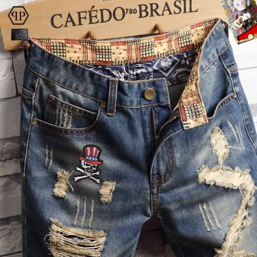 Replica Philipp Plein PP Jeans For Men #1334792 $40.00 USD for Wholesale