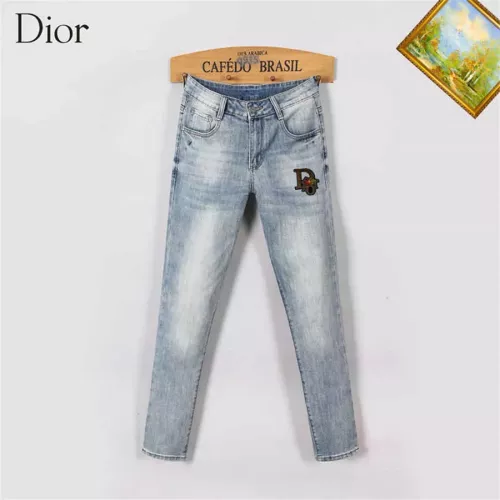 Replica Christian Dior Jeans For Men #1334803 $48.00 USD for Wholesale