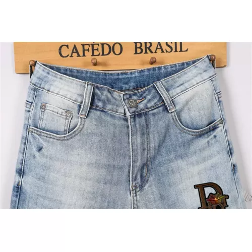 Replica Christian Dior Jeans For Men #1334803 $48.00 USD for Wholesale