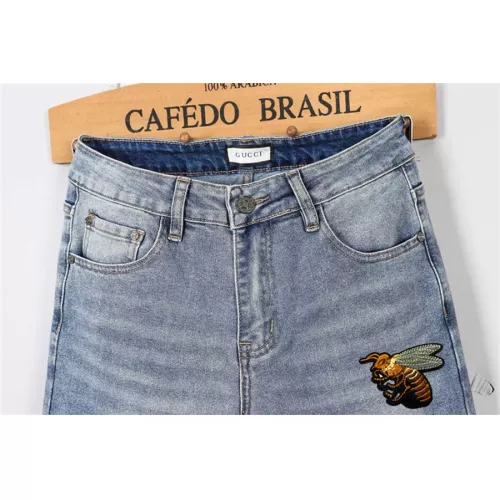 Replica Gucci Jeans For Men #1334804 $48.00 USD for Wholesale