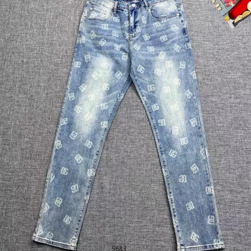 Replica Dolce & Gabbana D&G Jeans For Men #1334813 $48.00 USD for Wholesale
