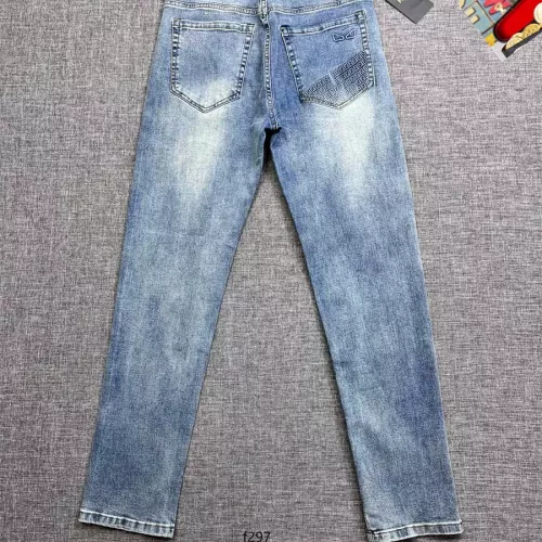 Replica Fendi Jeans For Men #1334816 $48.00 USD for Wholesale
