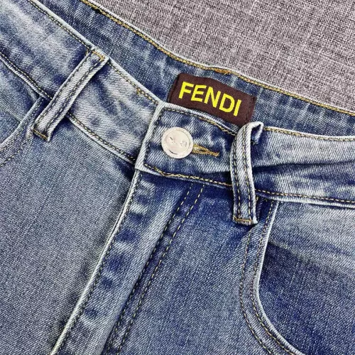 Replica Fendi Jeans For Men #1334816 $48.00 USD for Wholesale