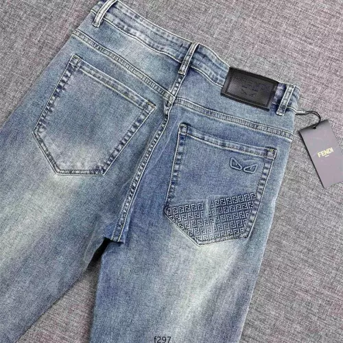 Replica Fendi Jeans For Men #1334816 $48.00 USD for Wholesale