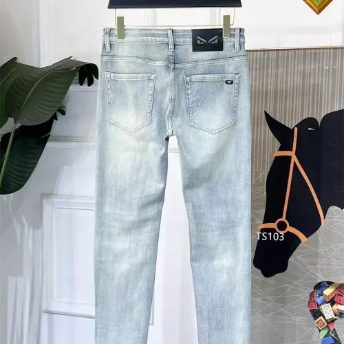 Replica Fendi Jeans For Men #1334824 $48.00 USD for Wholesale