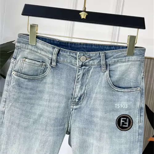 Replica Fendi Jeans For Men #1334824 $48.00 USD for Wholesale