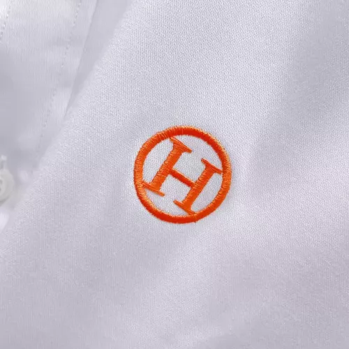 Replica Hermes Shirts Long Sleeved For Men #1334846 $42.00 USD for Wholesale