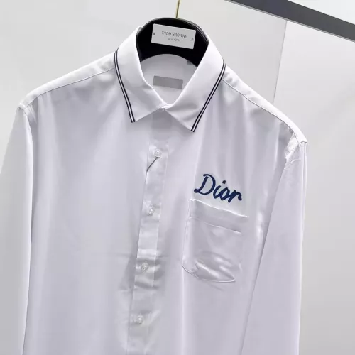 Replica Christian Dior Shirts Long Sleeved For Men #1334848 $42.00 USD for Wholesale
