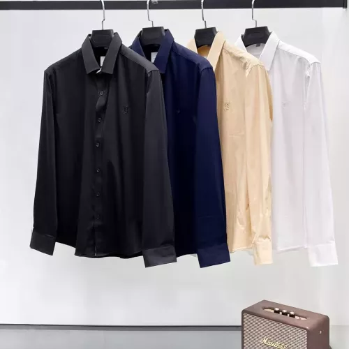 Replica Burberry Shirts Long Sleeved For Men #1334858 $42.00 USD for Wholesale