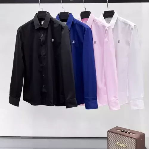 Replica Burberry Shirts Long Sleeved For Men #1334863 $42.00 USD for Wholesale