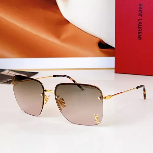 Cheap Yves Saint Laurent YSL AAA Quality Sunglasses #1334951, $$60.00 USD On Yves Saint Laurent YSL AAA Quality Sunglasses