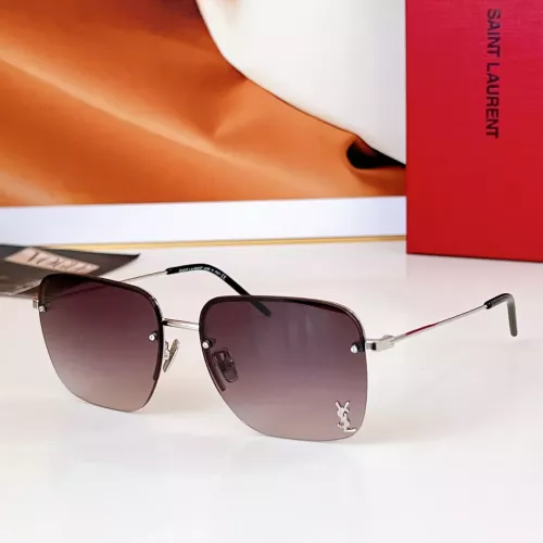 Cheap Yves Saint Laurent YSL AAA Quality Sunglasses #1334953, $$60.00 USD On Yves Saint Laurent YSL AAA Quality Sunglasses