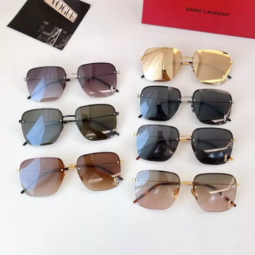 Replica Yves Saint Laurent YSL AAA Quality Sunglasses #1334953 $60.00 USD for Wholesale