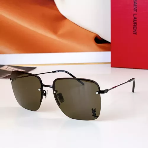 Cheap Yves Saint Laurent YSL AAA Quality Sunglasses #1334954, $$60.00 USD On Yves Saint Laurent YSL AAA Quality Sunglasses