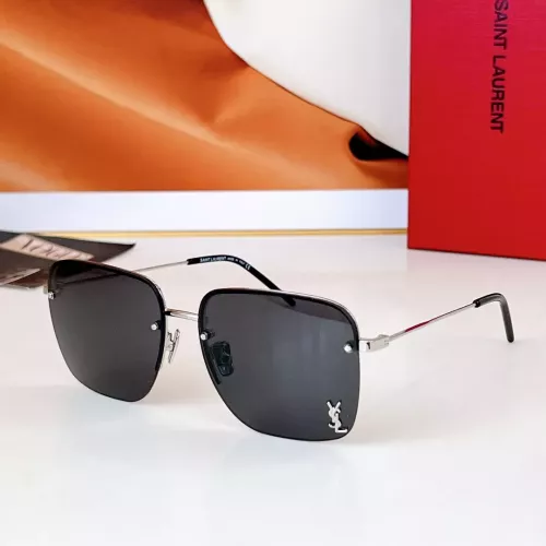 Cheap Yves Saint Laurent YSL AAA Quality Sunglasses #1334956, $$60.00 USD On Yves Saint Laurent YSL AAA Quality Sunglasses