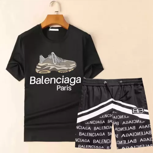 Cheap Balenciaga Fashion Tracksuits Short Sleeved For Men #1335097, $$68.00 USD On Balenciaga Fashion Tracksuits