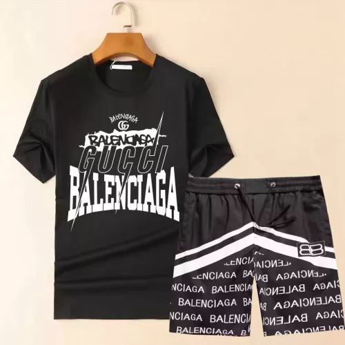 Cheap Balenciaga Fashion Tracksuits Short Sleeved For Men #1335101, $$68.00 USD On Balenciaga Fashion Tracksuits