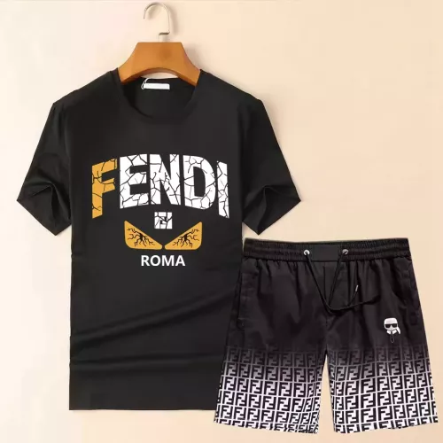 Cheap Fendi Tracksuits Short Sleeved For Men #1335109, $$68.00 USD On Fendi Tracksuits