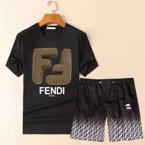 Cheap Fendi Tracksuits Short Sleeved For Men #1335115, $$68.00 USD On Fendi Tracksuits